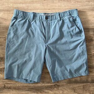 Under Armour Match Play Golf Shorts Mens 40 Blue Vent Lightweight Stretch Causal